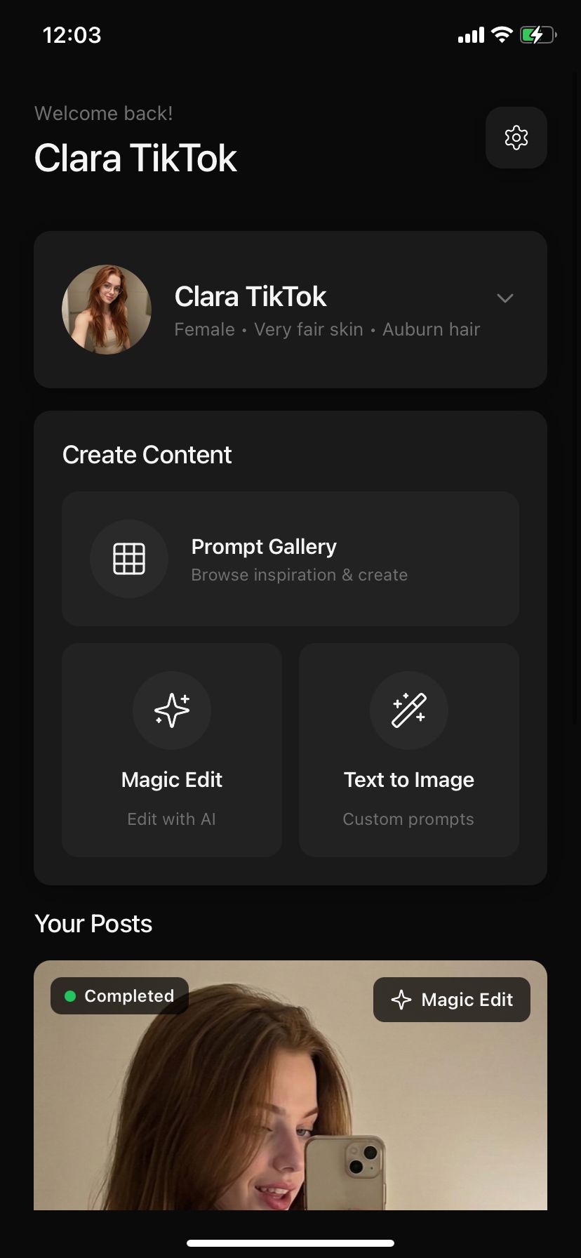 AlterEgo iOS app screenshot 3